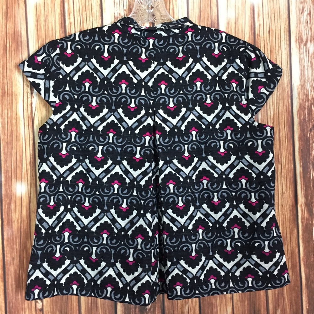 Willi Smith Silk Geometric Baroque Pattern 3-Butt… - image 4